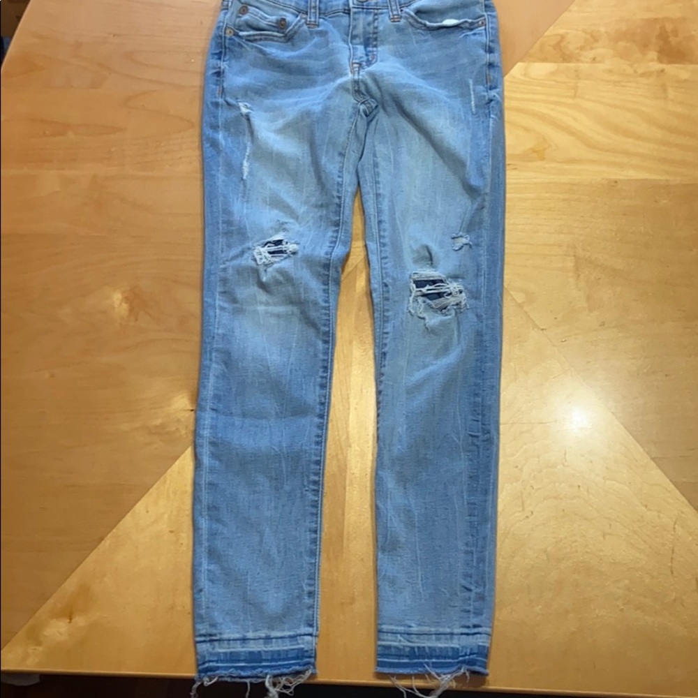 Aeropostale angle jegging jeans